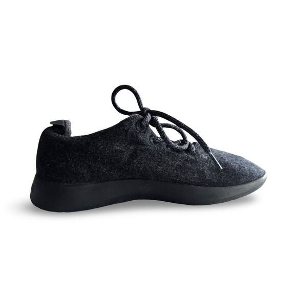 Allbirds Wool Runners Women’s Size 9 All Black Merino Wool Lace Up Comfort Shoes - Picture 2 of 12